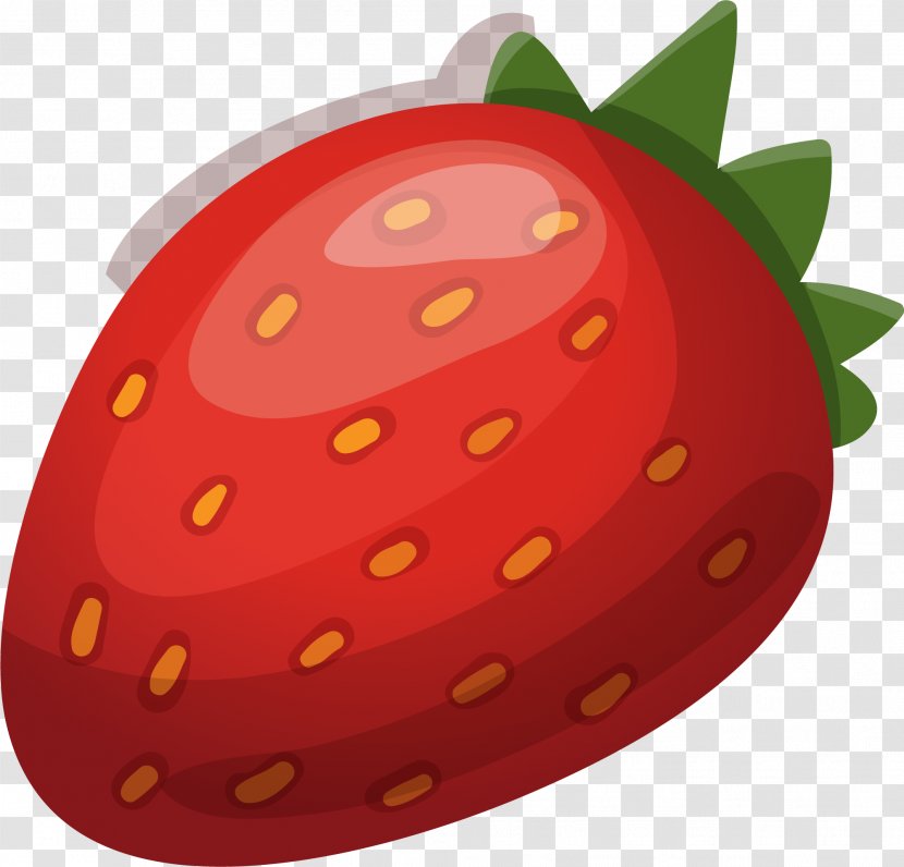 Strawberry Aedmaasikas Download - Red - Hand Painted Transparent PNG