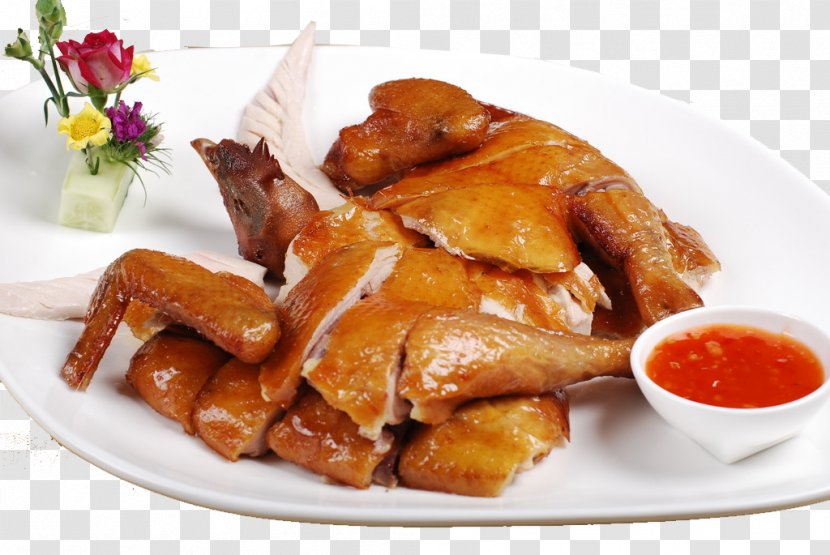 Roast Chicken Kung Pao Meat Food - Chili Sauce And Transparent PNG