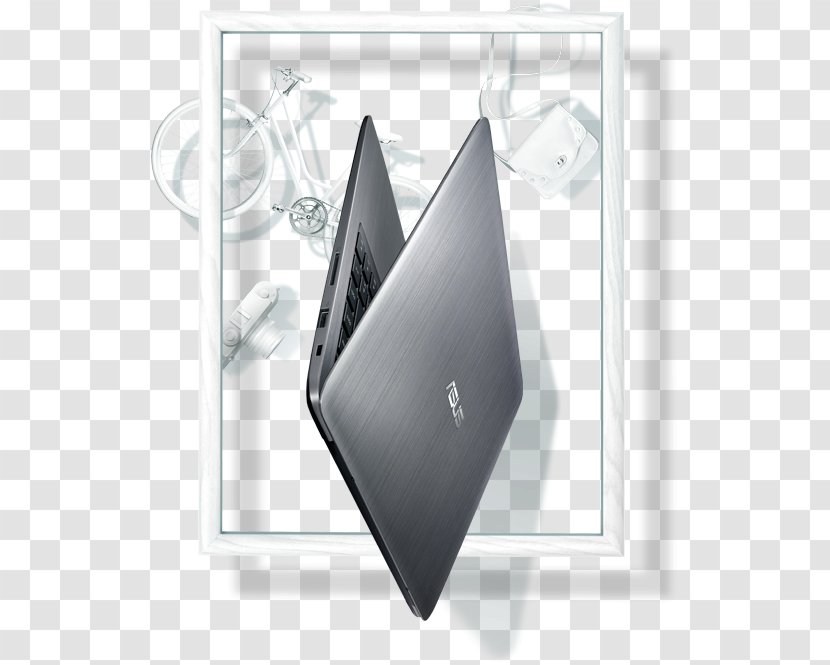 Notebook-E Series E403 ASUS VivoBook E403NA Laptop - Portable Media Player - Bookplate Mockup Transparent PNG