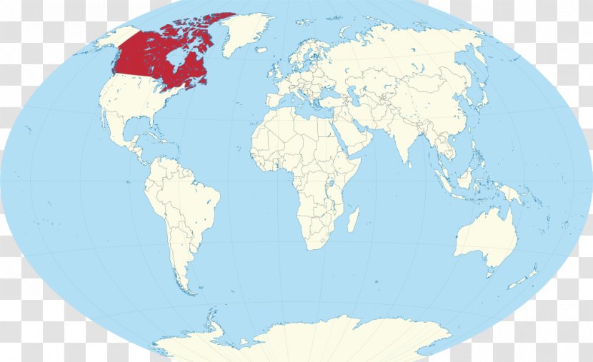 World Map Canada Mapa Polityczna Transparent PNG