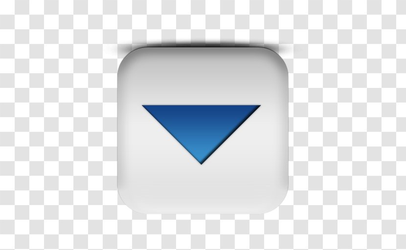 Triangle Symbol - Electric Blue Transparent PNG