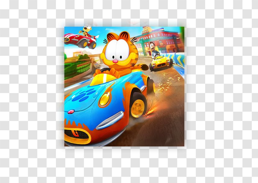 Garfield Kart Fast & Furry Odie Video Game - Anuman - Retouch Transparent PNG