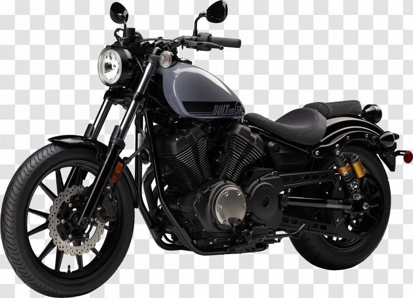 California Yamaha Bolt New York City Motor Company Motorcycle - Exhaust System Transparent PNG