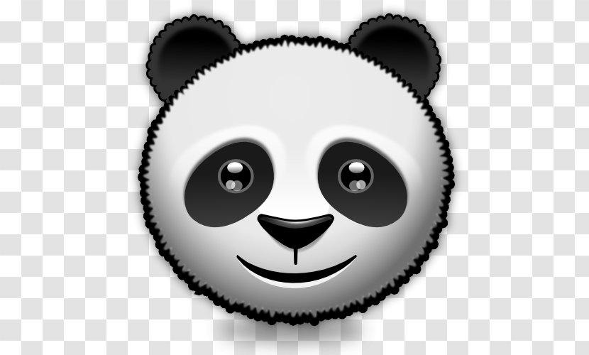 Emoticon Smiley Demo App Giant Panda Online Chat - Head Transparent PNG
