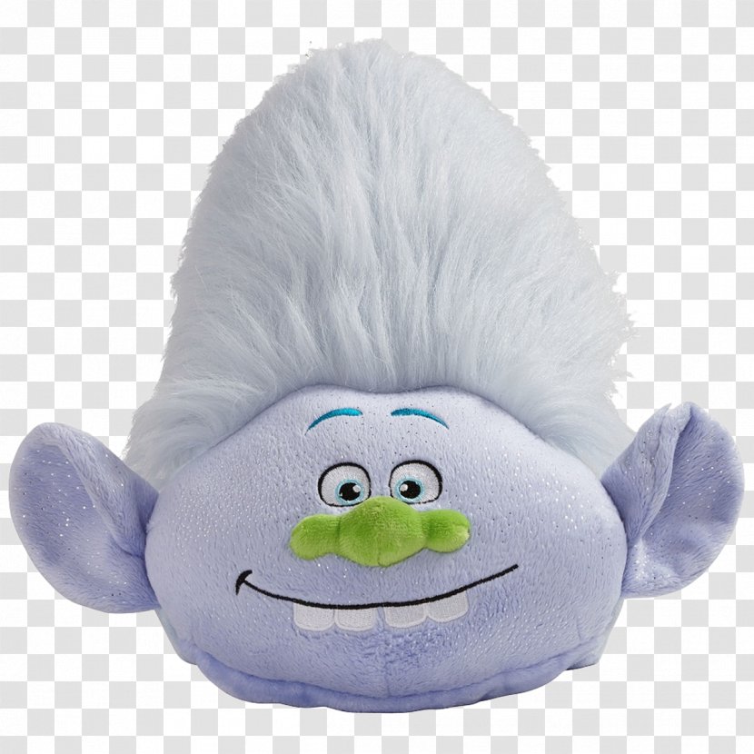 Stuffed Animals & Cuddly Toys DreamWorks Trolls Branch Pillow Pet - Heart - Bright Blue Pets Guy Diamond Amazon.comLittle From Transparent PNG