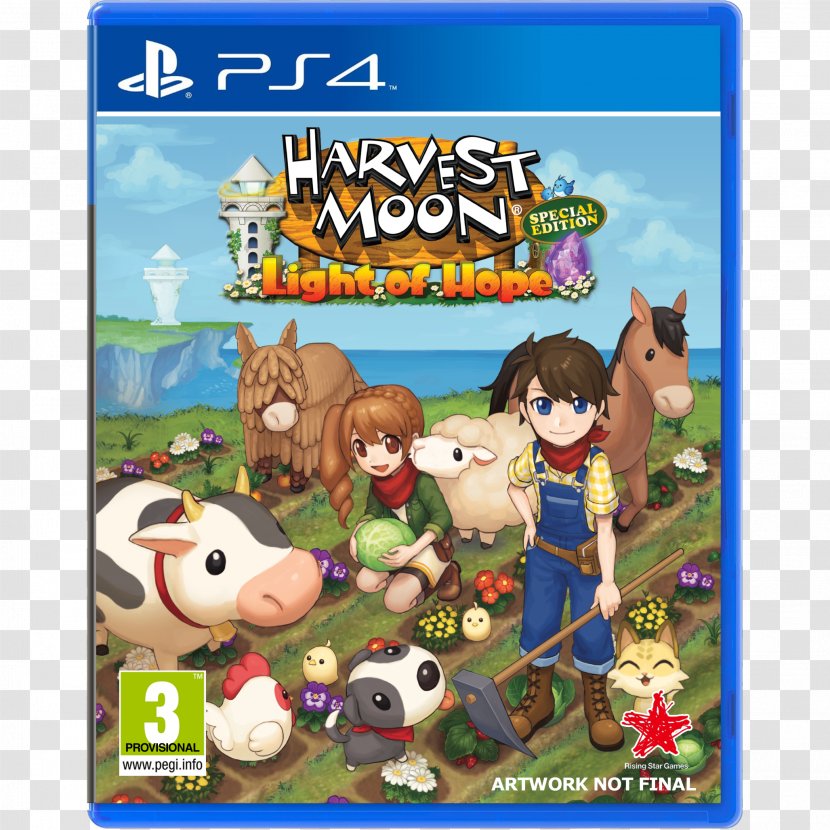 Harvest Moon: Light Of Hope PlayStation 4 Video Game A Wonderful Life Detroit: Become Human - Natsume - Moon Transparent PNG