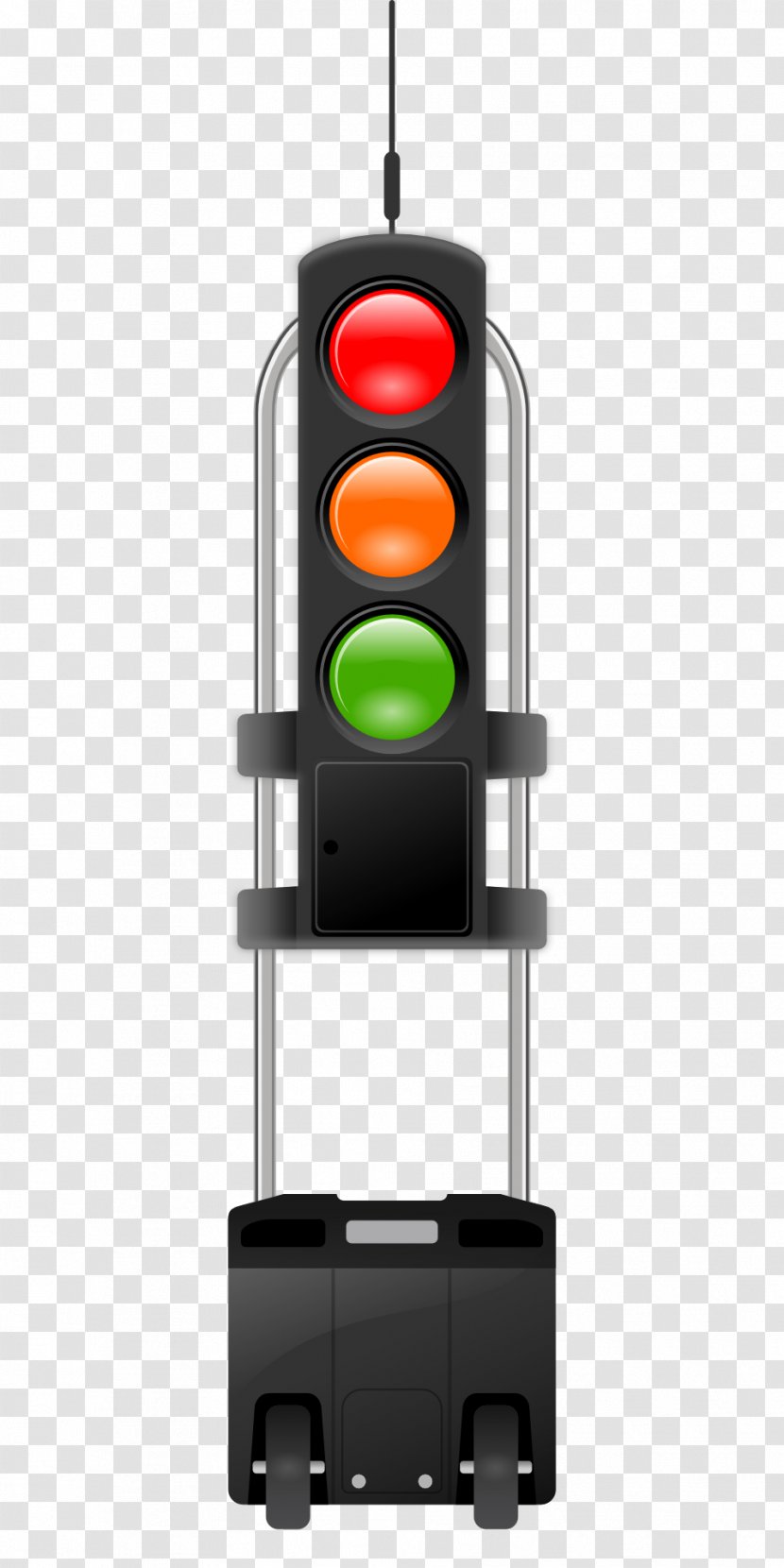 Traffic Light Sign Roadworks Clip Art - Yellow Transparent PNG