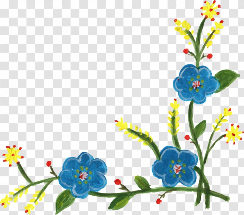 Flower Floral Design Clip Art - Creative Arts - Corner Transparent PNG