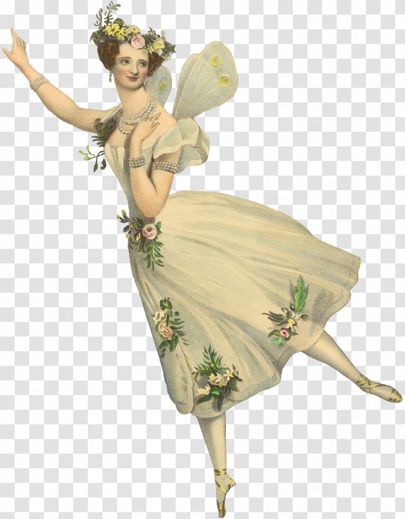 Costume Design Fairy - Mythical Creature - Ballerina Watercolor Transparent PNG