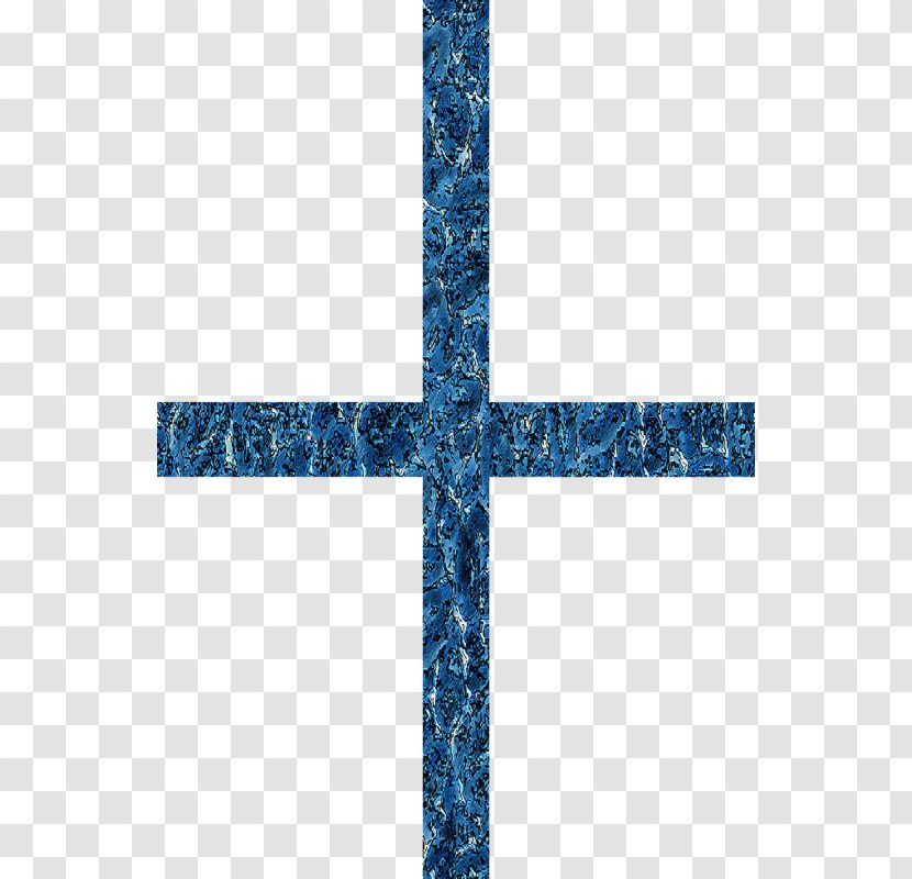 Teal Line - Cross Transparent PNG