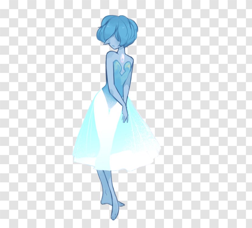 Pearl Fan Art Gemstone Stevonnie Drawing - Heart - Blue Diamond Fanart Transparent PNG