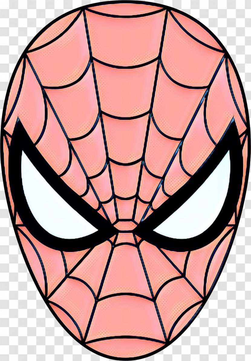 Spider-Man Drawing Coloring Book Mask Superhero - Spiderman - Face Transparent PNG