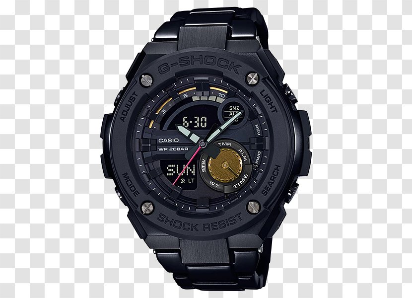 G-Shock Shock-resistant Watch Casio Solar-powered - Shockresistant - Gst Transparent PNG