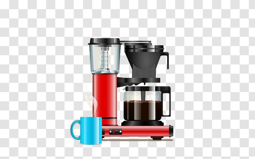 Brewed Coffee Coffeemaker Moccamaster Cup - Food Processor - Machine Transparent PNG
