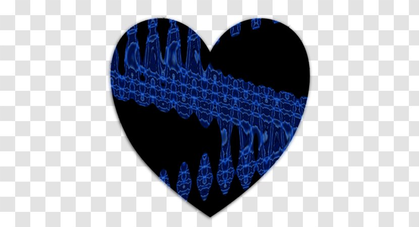 Heart Symbol - Electric Blue - Gesture Transparent PNG