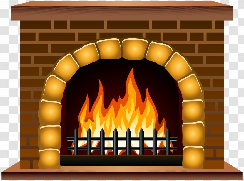 Fireplace Mantel Hearth Clip Art - Room - Image Transparent PNG