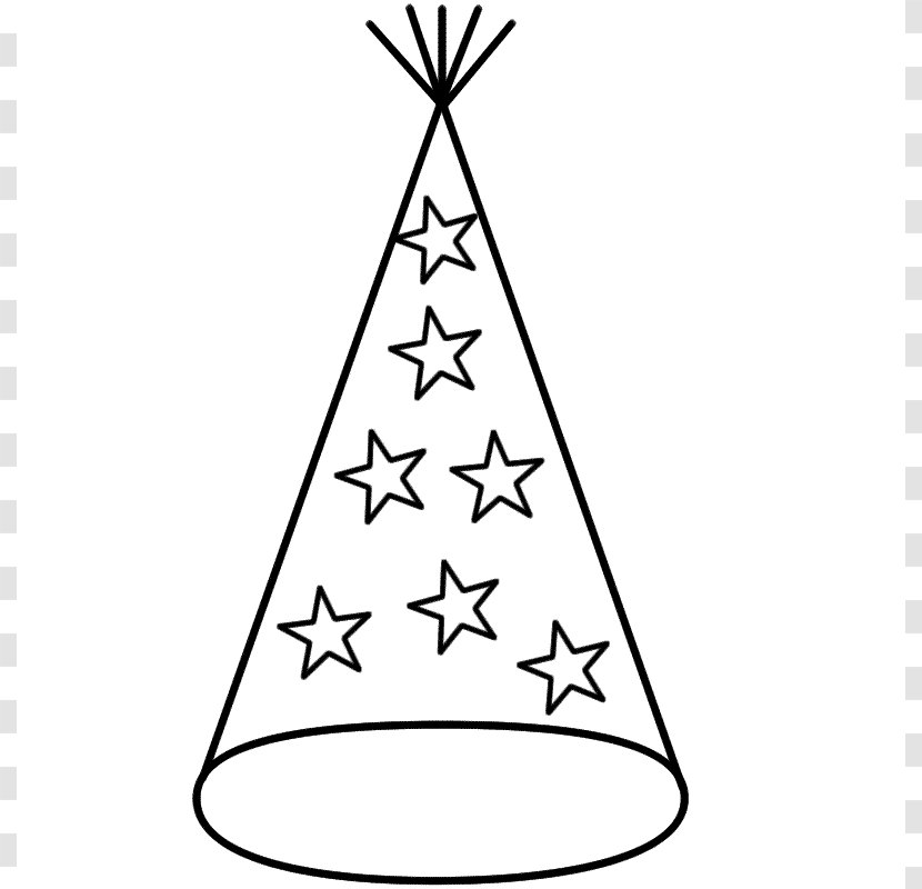 Party Hat New Years Eve Coloring Book - Year Images Transparent PNG