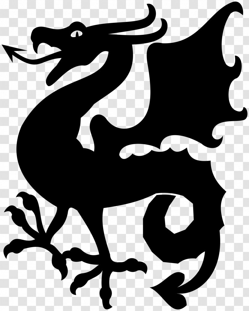 Dragon Silhouette Drawing Clip Art - How To Train Your Transparent PNG