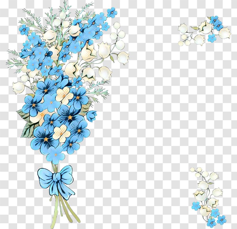 Flower Plant Clip Art Delphinium Cut Flowers - Pop - Forgetmenot Wildflower Transparent PNG