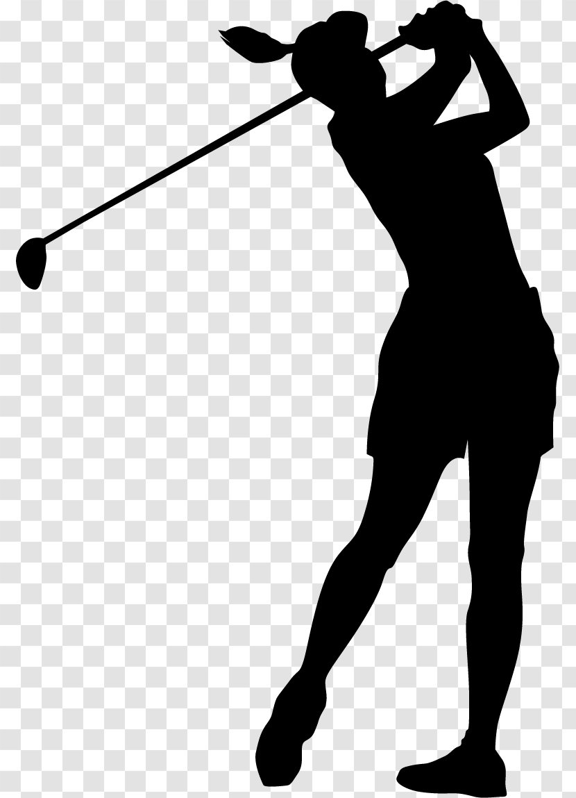Golf Academy Of America Woman Clip Art - Shoulder - Female Golfer Transparent Picture Transparent PNG