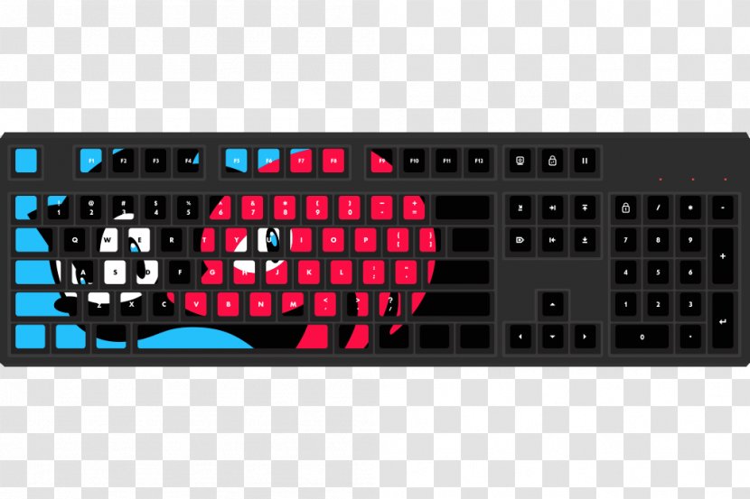 Computer Keyboard Numeric Keypads Space Bar Electronics Electronic Musical Instruments - Instrument - Wasd Transparent PNG