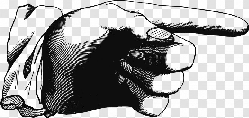 Index Finger Hand Clip Art - Mammal Transparent PNG