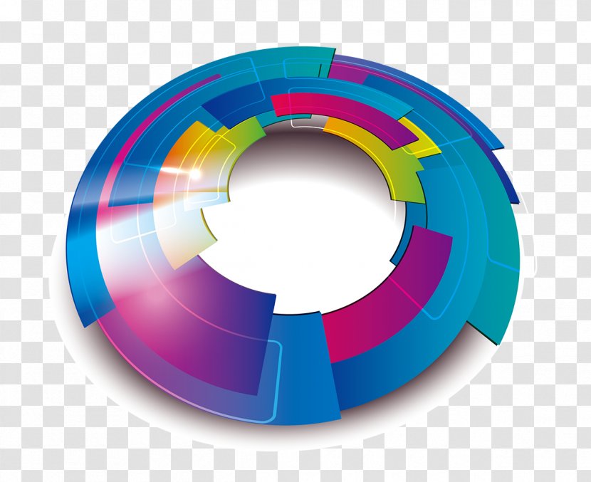 Circle Technology CorelDRAW - Color Ring Vector Material Transparent PNG