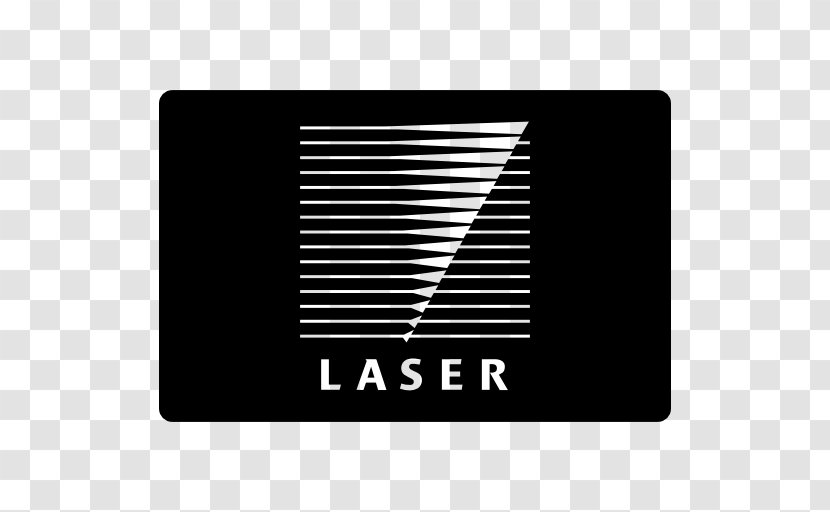 Logo Laser Debit Card Payment - Black And White - Light Transparent PNG