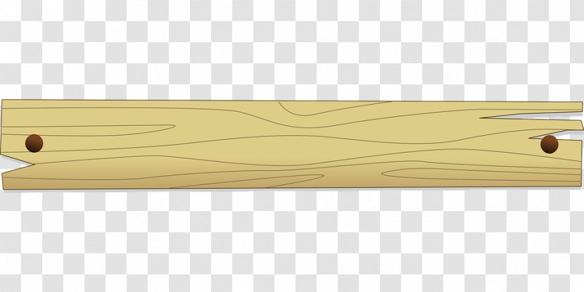 Wood Nail Drawing - Yellow Transparent PNG