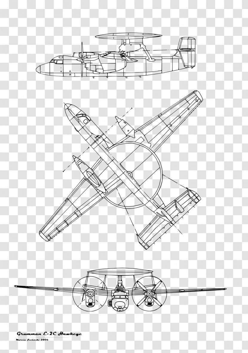 Northrop Grumman E-2 Hawkeye Airplane Aircraft C-2 Greyhound Boeing E-3 Sentry Transparent PNG