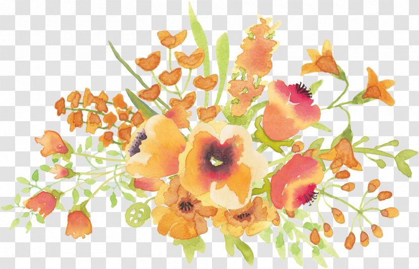 Watercolor: Flowers Watercolor Painting Clip Art Image - Wildflower Transparent PNG