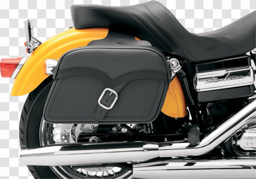 Saddlebag Harley-Davidson Sportster Motorcycle Super Glide - Hardware Transparent PNG