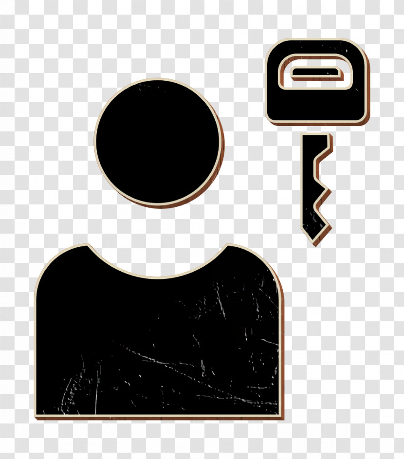 User Icon Cyber Icon Lock Icon Transparent PNG