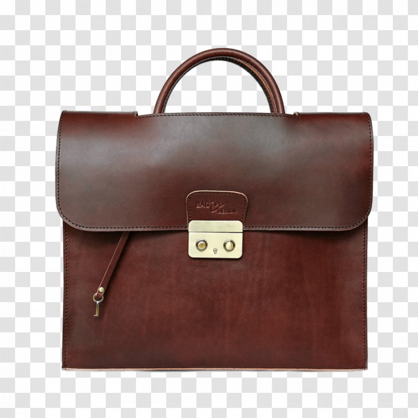 Briefcase Leather Handbag Dermis - Shoulder Bag - Brown Transparent PNG