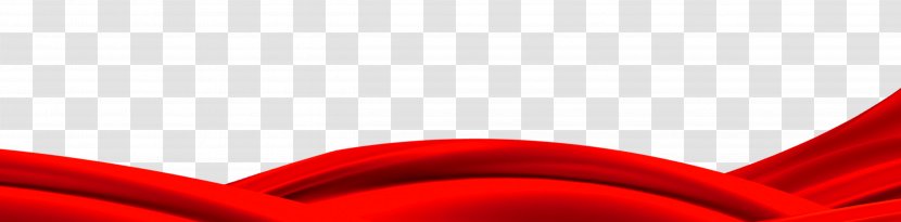 Red Ribbon Material - Heart Transparent PNG