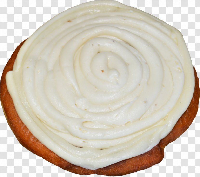 Buttercream Donuts Frosting & Icing Cream Cheese - Hyperlink - Cinnamon Bun Transparent PNG