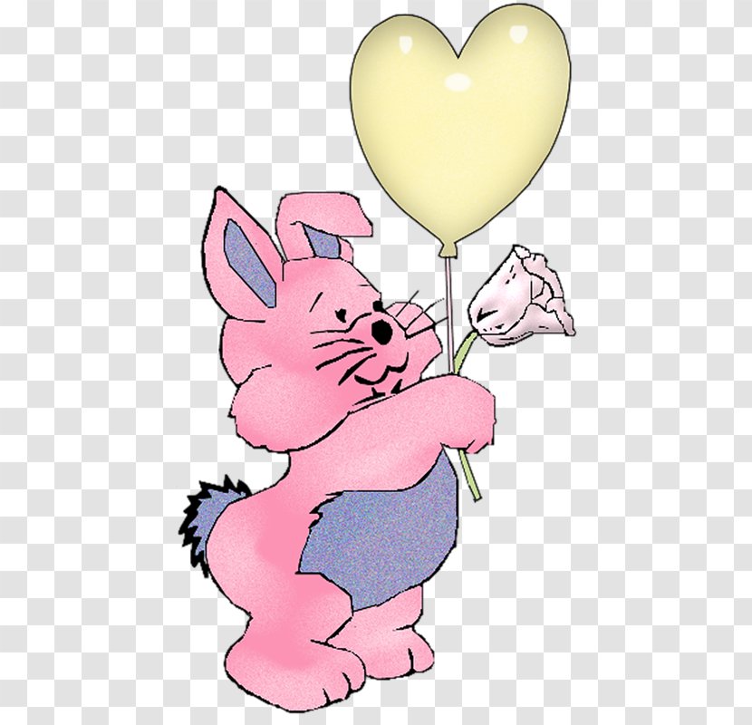 Balloon Clip Art - Watercolor - Cute Bunny Transparent PNG