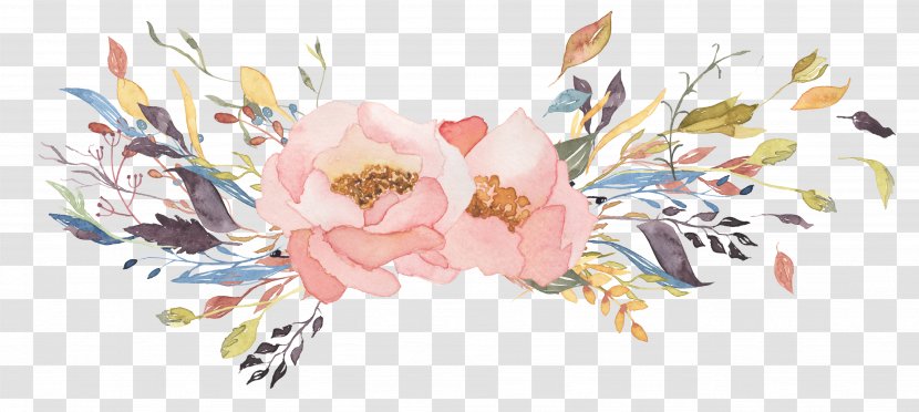 Watercolour Flowers Watercolor Painting Floral Design Clip Art - Petal - Leaves Transparent PNG