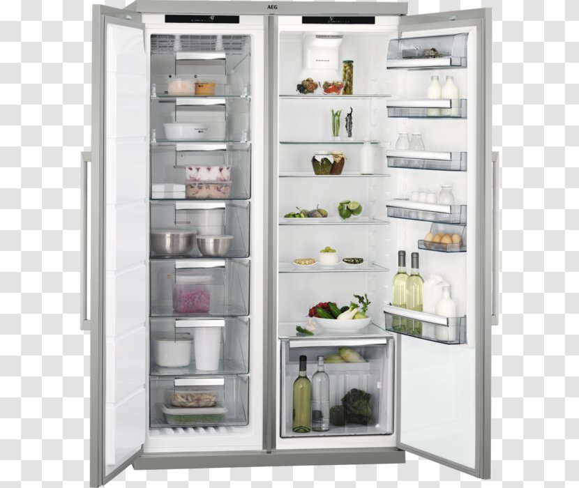 Refrigerator AEG S95900XTM0 Auto-defrost Home Appliance Freezers - Stainless Steel Transparent PNG
