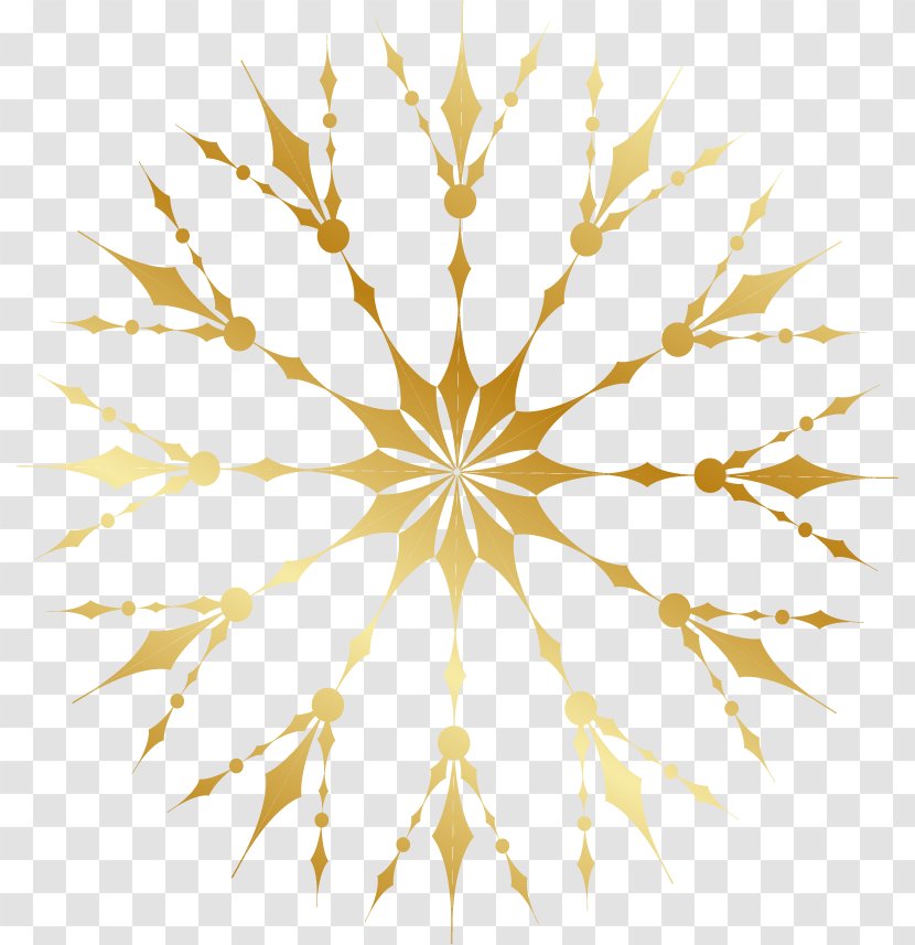 Flower Gold Luxury - Tree - Golden Transparent PNG