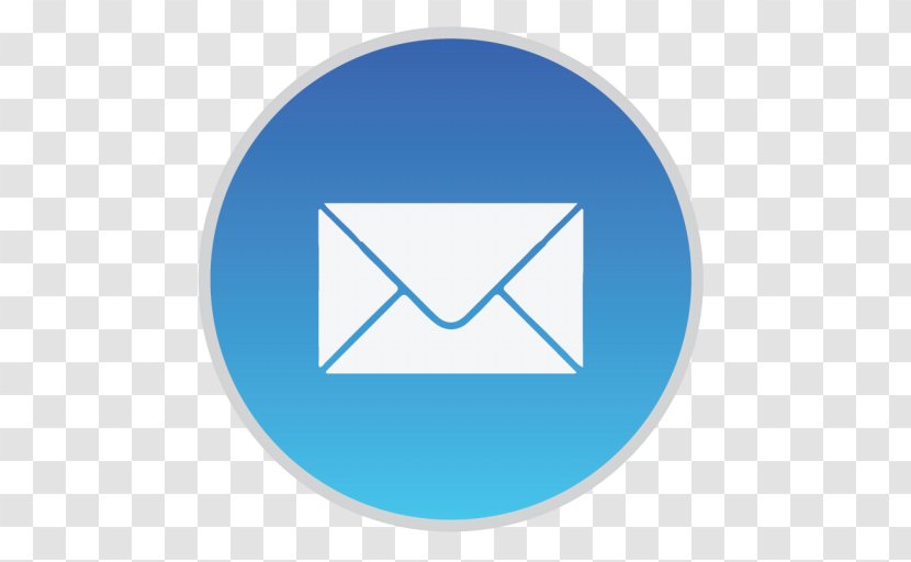 Blue Triangle Area Symbol - Email Attachment - Mission Control Transparent PNG