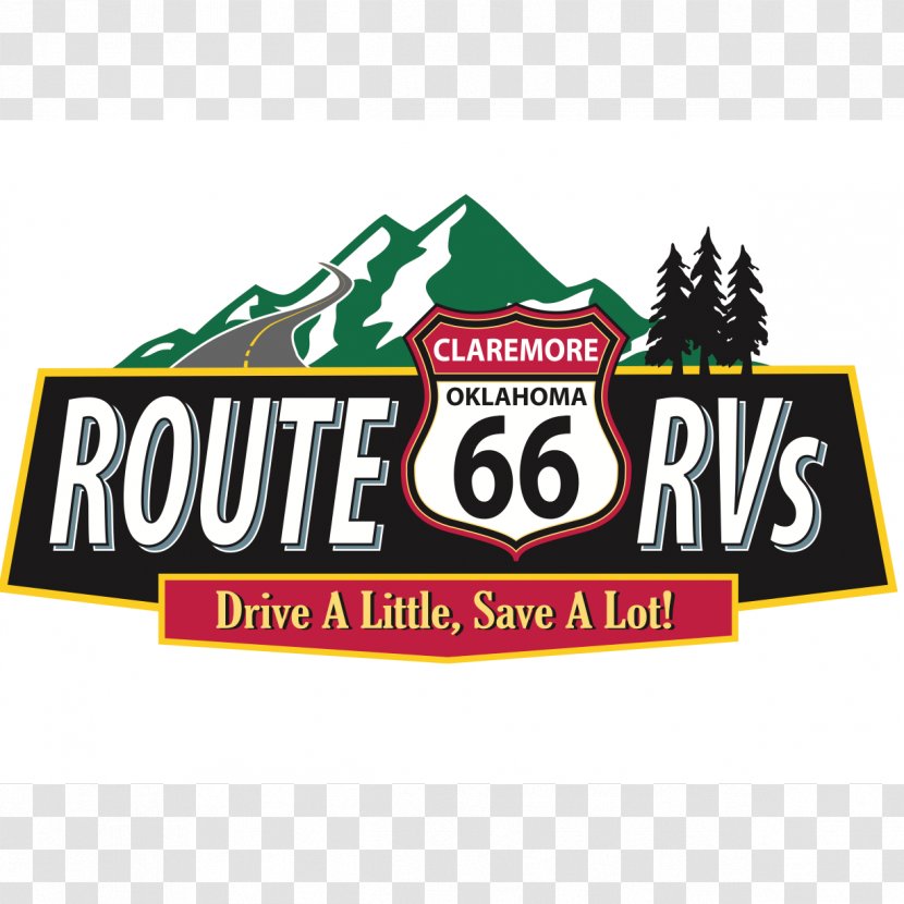 Logo Brand Font Product Label - Route 66 Sign Transparent PNG