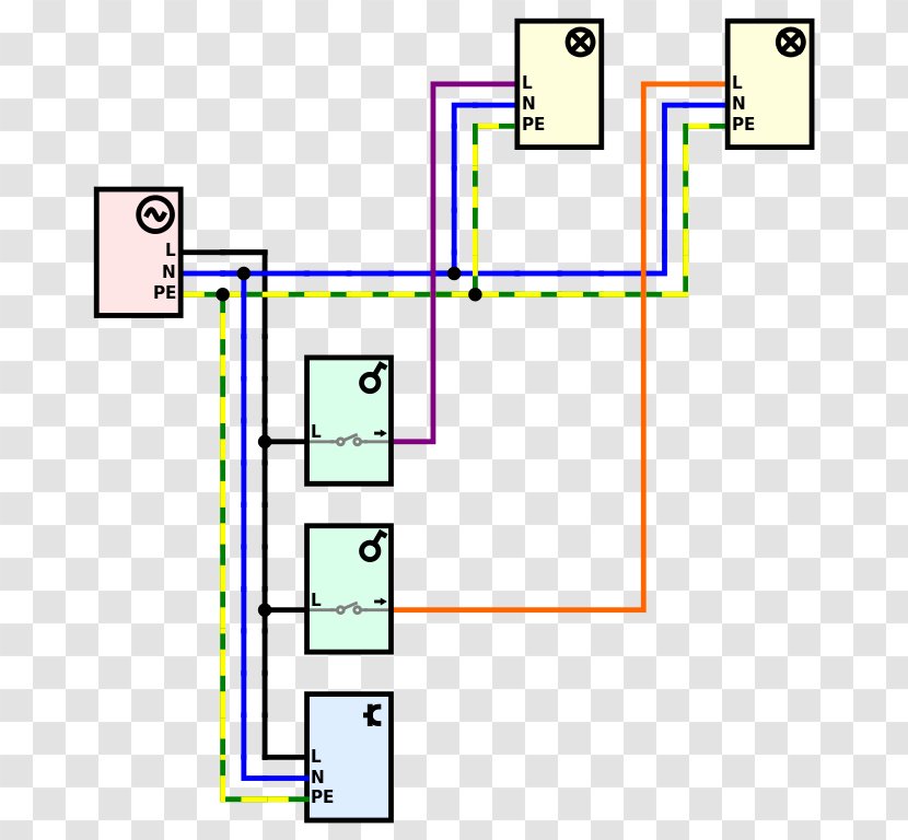 Electrical Switches Lamp Multiway Switching Wiring Diagram Light Fixture Transparent PNG