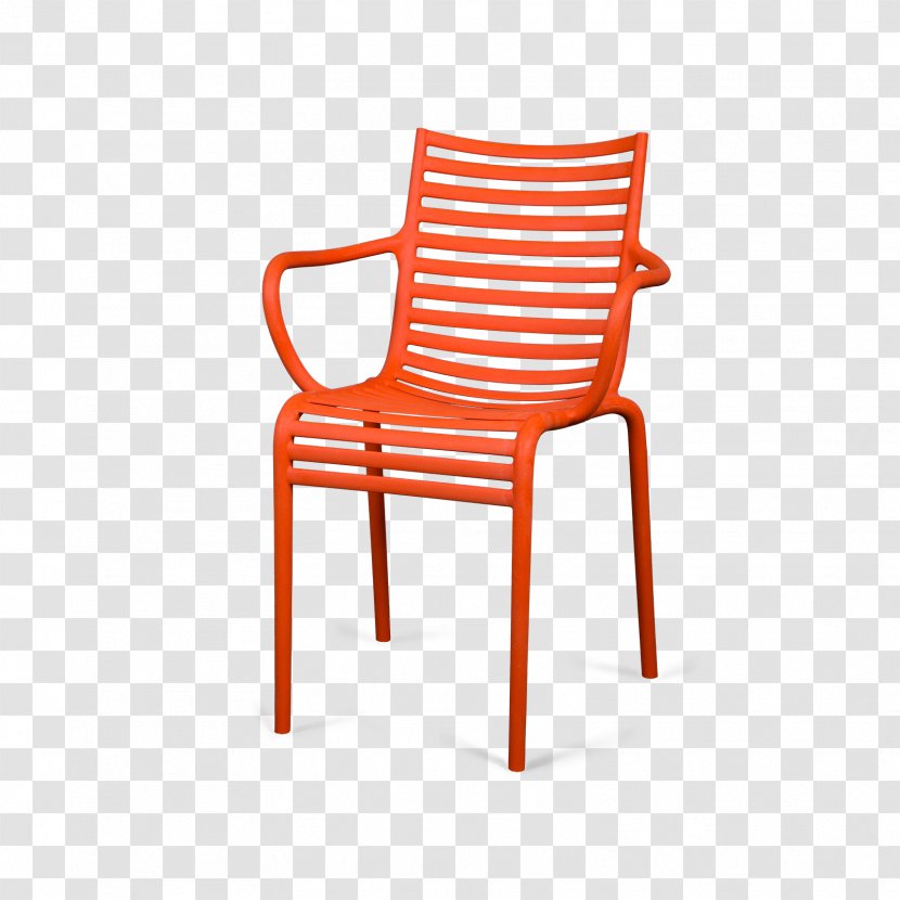 Eames Lounge Chair Furniture Dining Room Swivel - Orange Transparent PNG