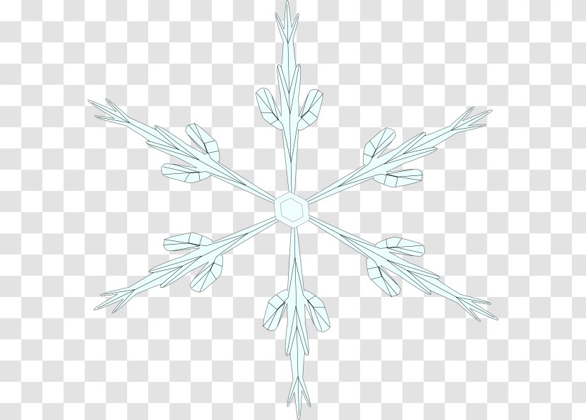 Snowflake Download Clip Art - Symmetry - Fanshaped Transparent PNG