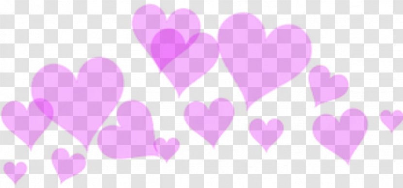 PicsArt Photo Studio Desktop Wallpaper - Violet - Heart Filter Transparent PNG