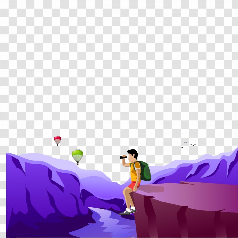 Travel Tourism Illustration - Sky - Themes Transparent PNG