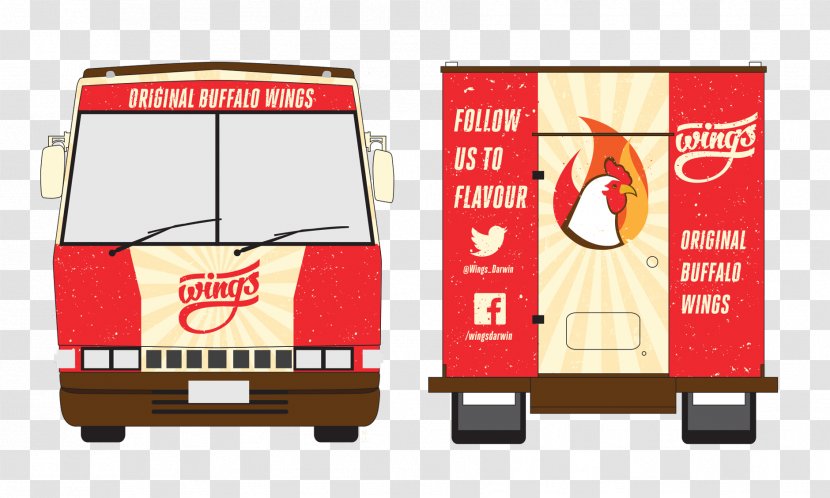 Buffalo Wing Food Truck Hot Dog Vehicle - FOOD TRUCK Transparent PNG