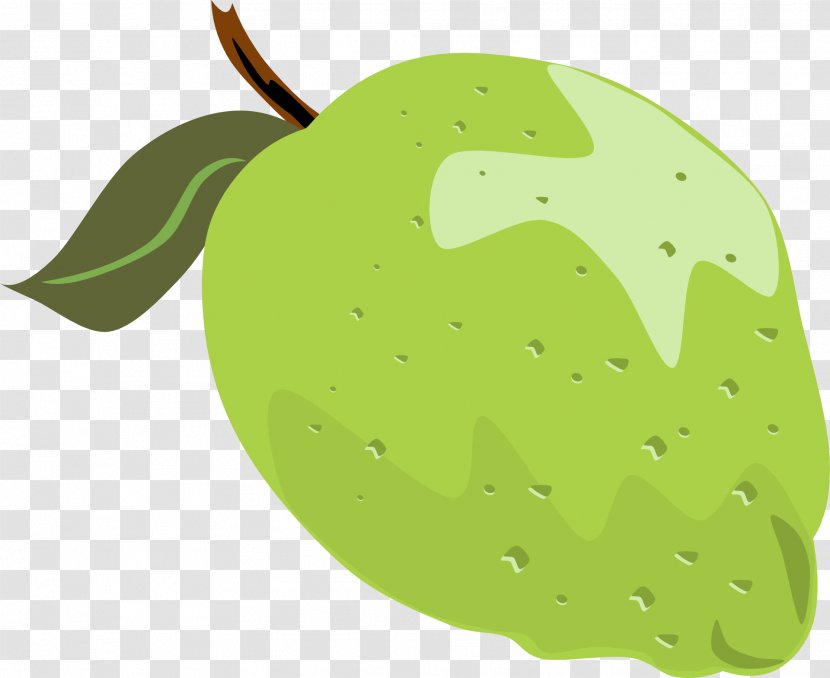 Guava Lime Fruit Clip Art - Free Content - A Green Lemon Transparent PNG