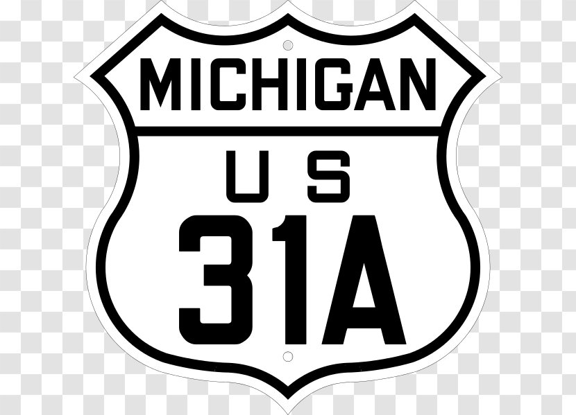 U.S. Route 66 In Illinois 20 466 US Numbered Highways - Black - Road Transparent PNG